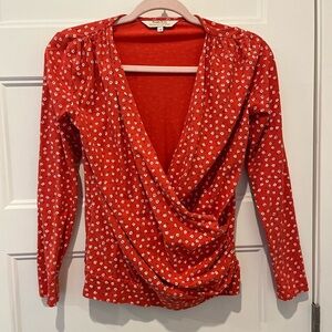 People Tree Organic Cotton Wrap Sweater